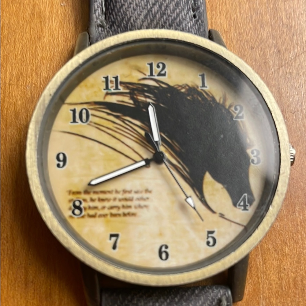 Vintage Style Horse Design Watch